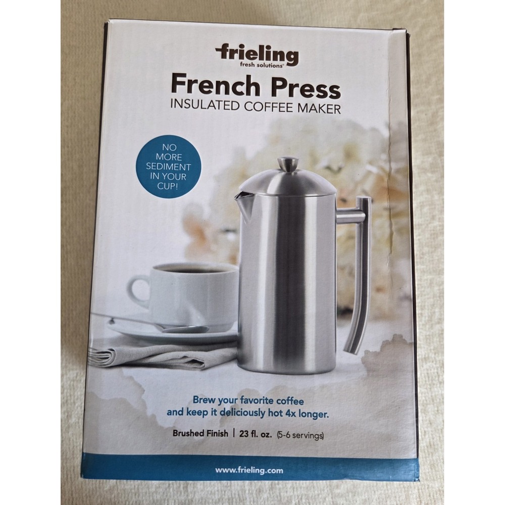 NIOB Frieling French Press Insulated Coffee Maker 24 Oz